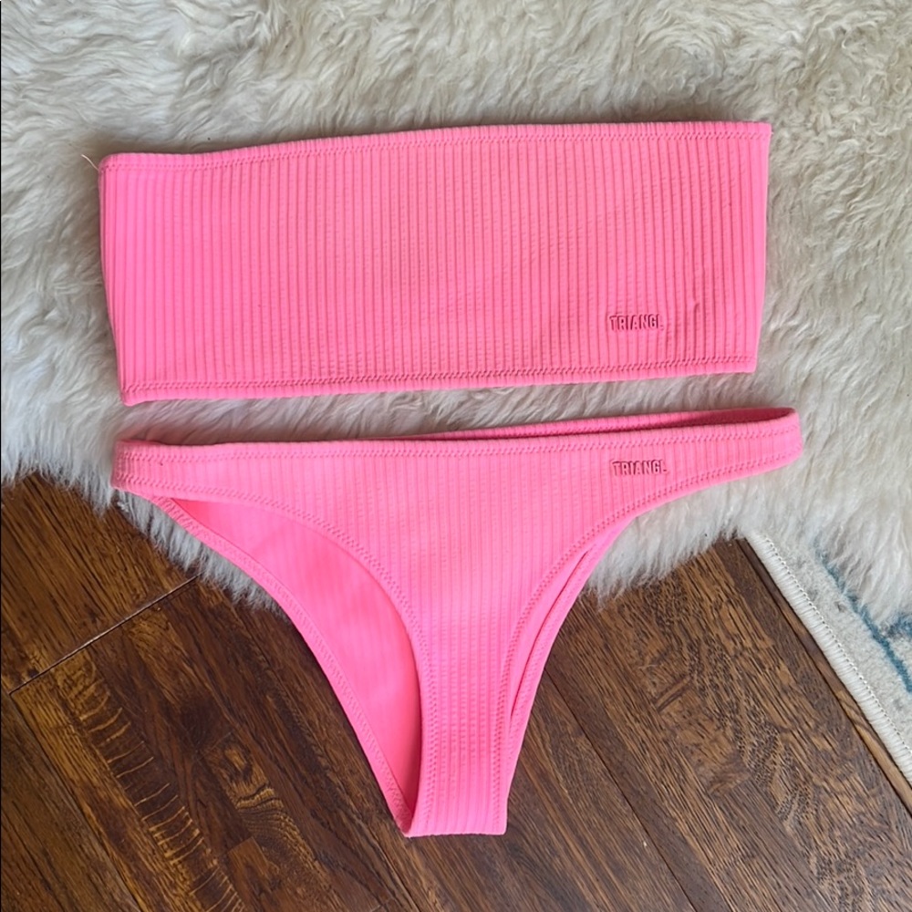 Triangl Pink Bathing suit Size Small
